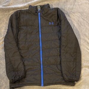 Under Armour Black Jacket with Blue Details